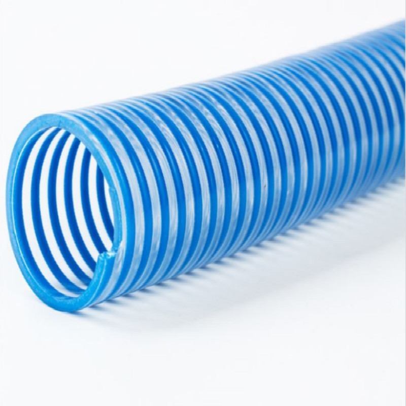 Гореща разпродажба цветна висококачествена PVC гофрирана всмукателна спирала с маркуч, произведена в Китай